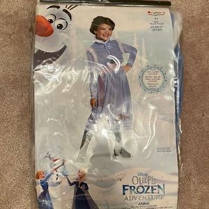 Olafs Frozen Adventure Anna Deluxe Costume NIP NWT